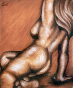 Stretch - 12 x 10 Oils on Canvas