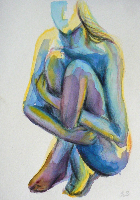 obsessive A5 watercolors and pencil on paper