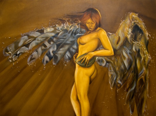 Haurvatat 36x48 oils on canvas